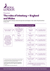 The rules of intestacy - England and Wales sales aid